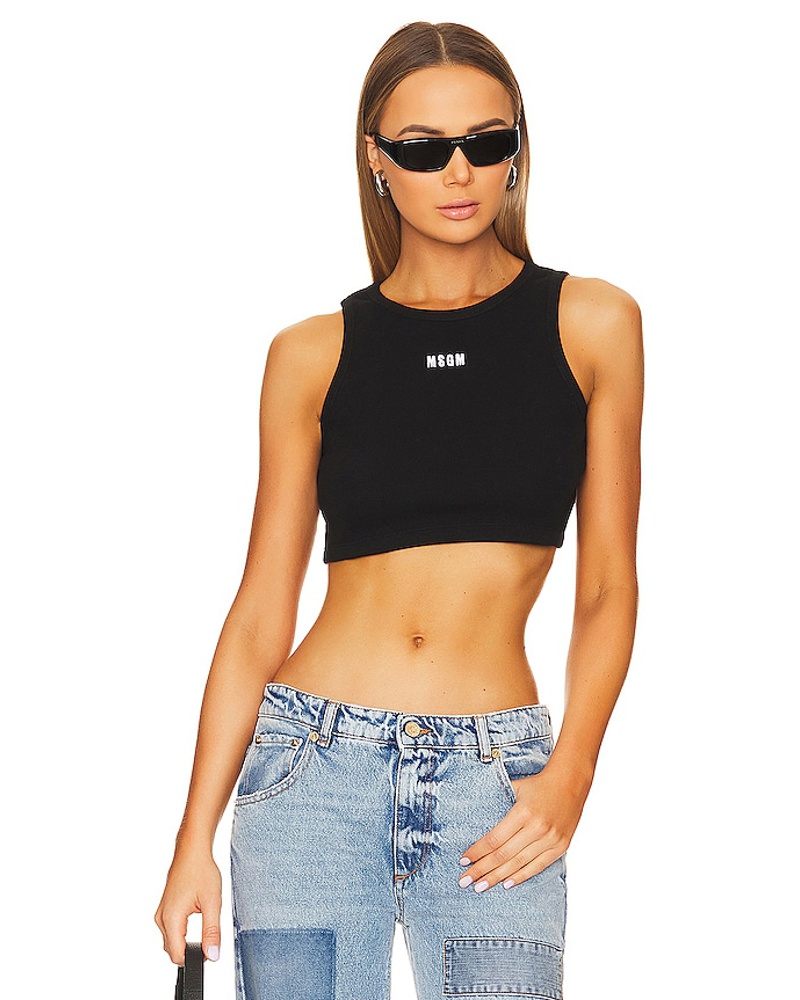 MSGM Damen MSGM TOP in Black
