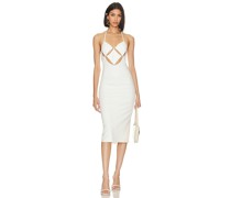 Camila Coelho KLEID MAYLA in Ivory
