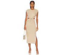 HEARTLOOM MIDI-KLEID RICARDO in Tan