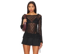 Free People OBERTEIL ON THE ROAD TWISTED in Black