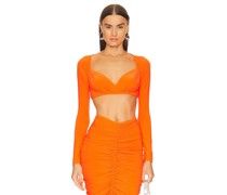 Norma Kamali OBERTEIL in Orange