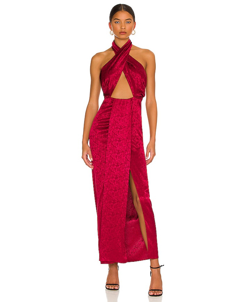 Ronny Kobo Damen Ronny Kobo KLEID BRENNA in Burgundy