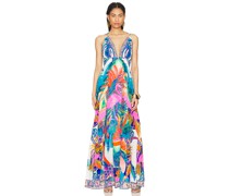Camilla MAXIKLEID TIERED in Blue