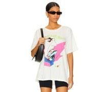DAYDREAMER Rolling Stones Love You Live '77 Merch Tee in White