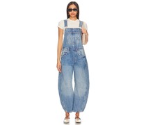 Free People OVERALL LUCKY YOU in Blue