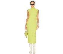 Enza Costa KLEID TURTLENECK in Green
