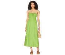 Free People MIDI-KLEID FIFI in Green