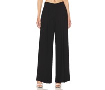 SPANX HOSE CREPE TROUSER in Black