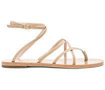 RAYE FLACHE SANDALEN COY in Tan