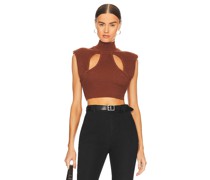 NBD CROPPED ZAHARA in Chocolate
