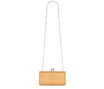 Serpui CLUTCH MARIAH in Beige.