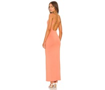 Not Yours To Keep MAXIKLEID KATY in Peach