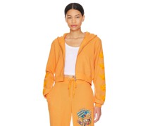 Boys Lie ZIP-HOODIE WHERE IT BEGINS in Orange