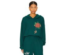 Boys Lie HOODIE RISING ANGELS in Dark Green.