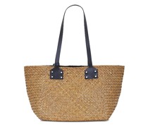 ALLSAINTS TOTE-BAG AUS STROH MOSELY in Beige.