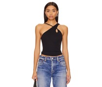Moussy Vintage TOP CROSS OVER in Black