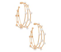 Cult Gaia Shanti Large Earring in Ivory.