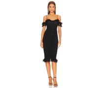 MAJORELLE KLEID CLARE in Black