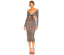 MAJORELLE KLEID JANAN in Brown