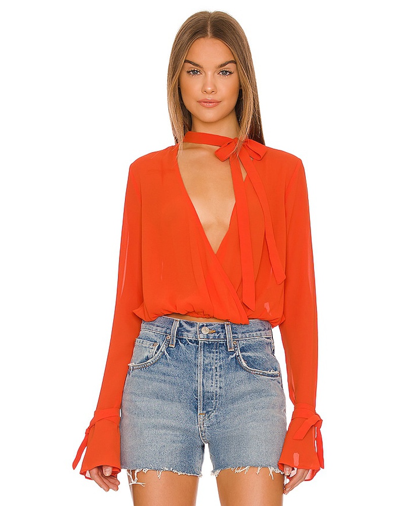 House of Harlow 1960 Damen House of Harlow 1960 BLUSE MIT ÄRMELBÜNDCHEN JOLI in Red