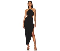 RUMER MAXIKLEID WILLOW CUT OUT in Black