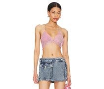 8 Other Reasons CHAIN CROP-TOP in Pink.
