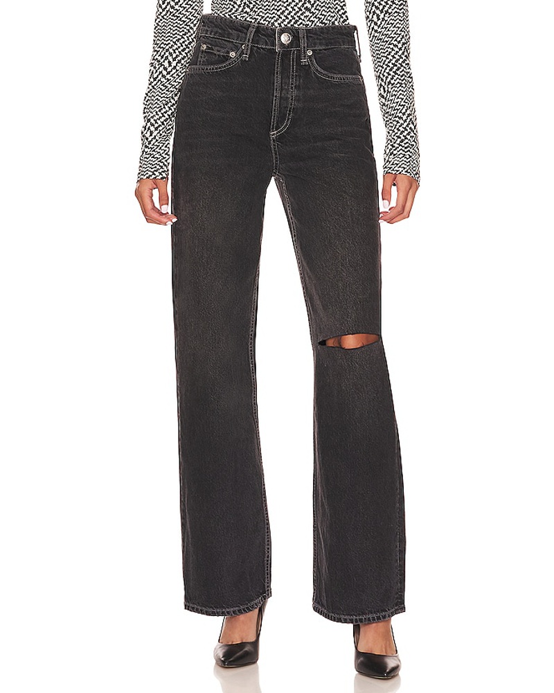 Rag & Bone Damen Rag & Bone WEITER SCHNITT LOGAN in Black Rag & Bone Damen Rag & Bone WEITER SCHNITT LOGAN in Black