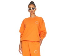 7 Days Active SWEATSHIRT MONDAY in Orange