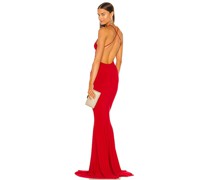 Norma Kamali ABENDKLEID in Red