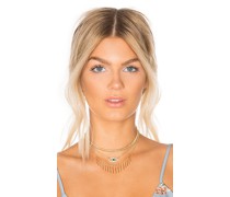 8 Other Reasons CHOKER CLAIRVOYANCE in Metallic Gold.