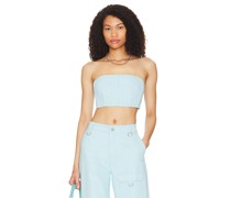BY.DYLN CROP-TOP COOPER in Baby Blue