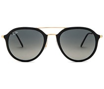 Ray-Ban SONNENBRILLE DOUBLE BRIDGE AVIATOR in Black.