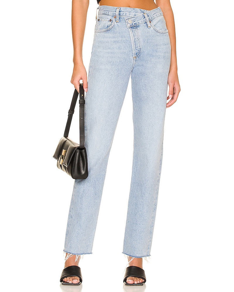AGOLDE Damen AGOLDE DENIM CRISS CROSS in Blue