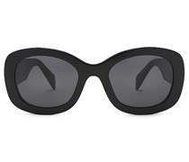 Prada Sonnenbrille , runde Form in Black.