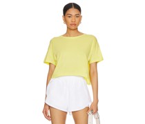 YEAR OF OURS SHIRT CROPPED in Yellow
