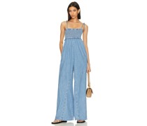 Free People JUMPSUIT EASY DOES IT in Blue