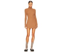 Enza Costa KLEID TURTLENECK in Brown