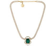 Anton Heunis HALSKETTE CUBIC ZIRCONIA BAGUETTE in Metallic Gold.