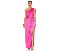 Amanda Uprichard KLEID DELMAR in Fuchsia