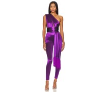 Bronx and Banco ONE-SHOULDER-JUMPSUIT STELLA in Purple