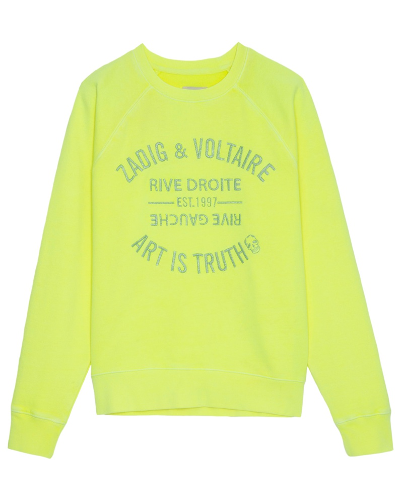 Zadig&Voltaire Damen Sweatshirt Upper Blason Bestickt Zadig&Voltaire