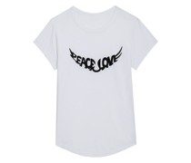 T-shirt Woop Peace & Love Wings - Zadig&Voltaire