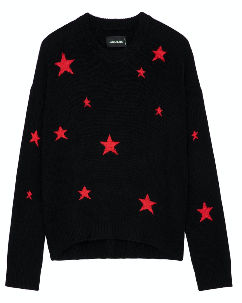 Zadig&Voltaire Damen Pullover Markus Stars Kashmir Zadig&Voltaire Zadig&Voltaire Damen Pullover Markus Stars Kashmir Zadig&Voltaire