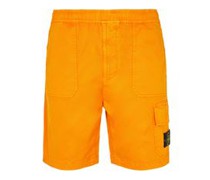 Bermudas Orange Baumwolle, Elastan