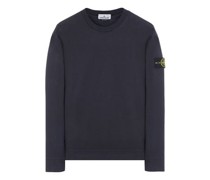 Stone Island Sweatshirt Blau Baumwolle