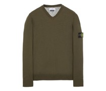 Stone Island Sweater Grün Schurwolle