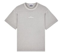 Stone Island T-shirt Grau Baumwolle