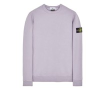 Stone Island Sweatshirt Violett Baumwolle