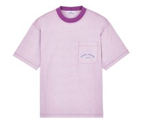 T-shirt Violett Baumwolle