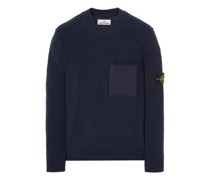 Sweater Blau Baumwolle, Polyamid, Elastan
